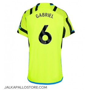 Arsenal Gabriel Magalhaes #6 Vieraspaita Naisten 2023-24 Lyhythihainen
